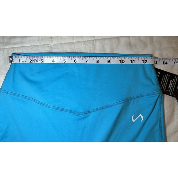 TLF Tempo Glo High Waisted Workout‎ Leggings Bright Blue Women's LARGE NWT - Picture 11 of 13